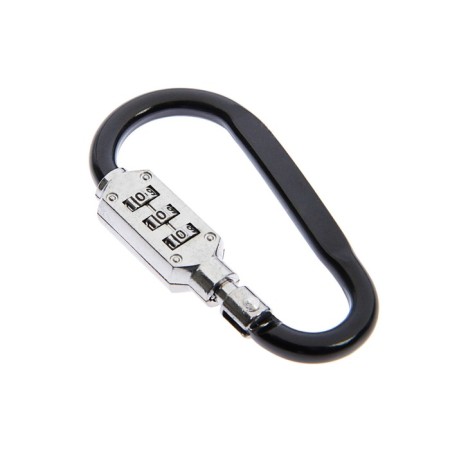 Carabiner with a code tundra with a lock, color mix-2