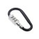 Carabiner with a code tundra with a lock, color mix