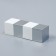Tip on the cornice d = 19 mm "Magnum", the color is white/chrome