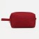 Cosmetic bag with lightning, burgundy color