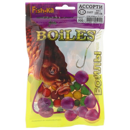 Boilles Fish.ka Assorted, 8-18 mm, 100 g
