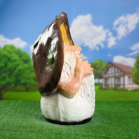 Garden figure "Mushroom old man Borovik" huge 64x46cm-5