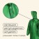 Maclay raincoat-raincoat, green color, p. XL