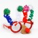 Carnival glasses "bombs" with a nose, color mix