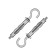Anchor "bison", type of molly, for hollow materials, galvanized, M4, 8x32 mm, 100 pcs