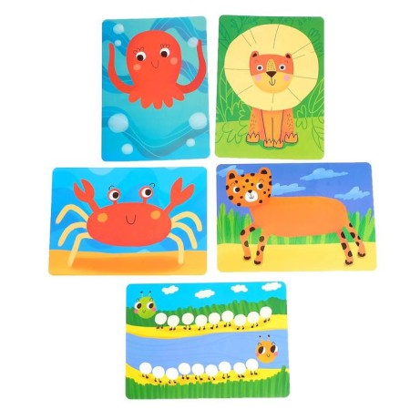 Developing set with plasticine "Finish the picture"-2