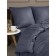 Bed Lowworm Euro Amore Mio, size 200x210 cm, 200x215 cm, 70x70 cm - 2 pcs, graphite color