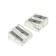 Double grinder, plastic/metal, transparent body