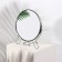 Desktop mirror - suspended “circle”, bilateral, with an increase, D mirror surface 16 cm, silver color