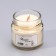 Aromatic candle made of soy wax in a bank, 75 g, coconut and chocolate