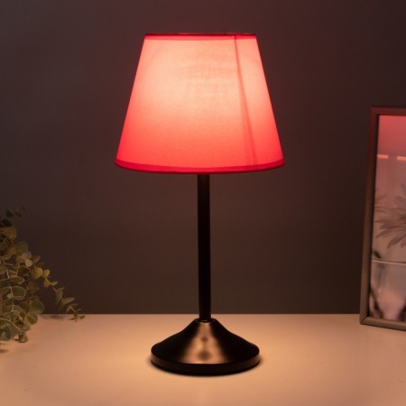 Eleanor desktop lamp 1x15W E27 Black/Red 22x22x42cm Risalux-2