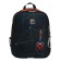 School backpack 38 x 30 x 16 cm, ergonomic back, stavia "spider", black