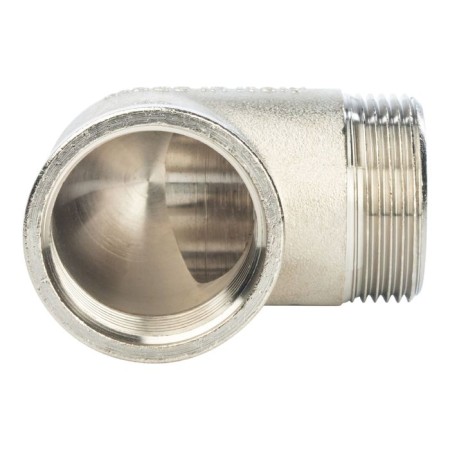 STOUT SFT-0012-000114, 1 1/4 ", external/internal thread, nickelled brass-1