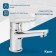 Santek Kant sink mixer, chrome