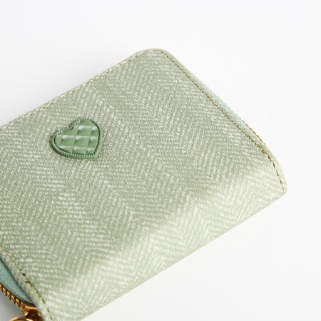 Children's wallet with lightning, green color-2
