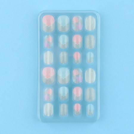Children's false nails "Bunny", 24 pcs-2
