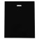 Polyethylene package with a cut pen, black, 50 x 60 cm, 70 μm