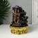 The desktop fountain from the network, the backlight "Radha and Krishna at the waterfall" bronze 20.5x20.5x28 cm
