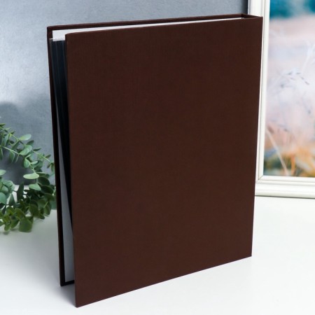Photo album on rings 30 sheets+30 files "Sweets" Black sheets 31.4x25.8x5 cm-5