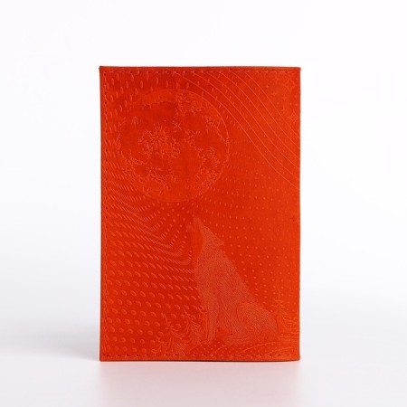 Passport cover, orange color-2