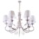 Chase "Melania" 7x40W E14 White-zoloto 78x78x86 cm Bayerlux