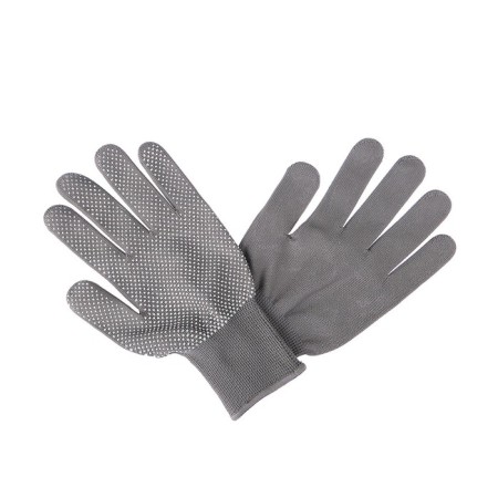 Garden gloves, x/b, with nylon thread, with PVC dots, size 8, mix, “point”, Greengo-3