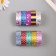 Adhesive tape decorative plastic "Shine. Drawings" 1.5 cm 3 meters mix