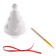 Christmas tree decoration for painting "Christmas tree with a garland" with a suspension, brush