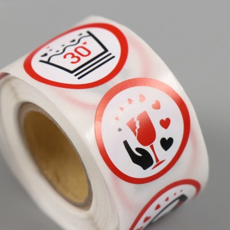 Stick Paper "Signs" d = 2.5 cm 252 pcs in the roll-3