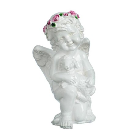Figure "Angel with a lamb" 12x5cm-4