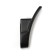 Furniture hook Cappio Plate, one -rod, black color