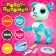 Robot dog “Peteum” WoW TOYS, on the control panel, interactive: sound, light, dancing, on the battery, turquoise