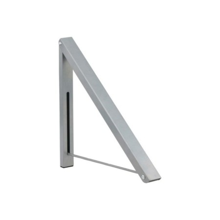 Compact shoulder bar, folding, wall hanger, silver-1