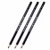 Coal in a pencil set of Brauberg, 12 pieces, different hardness