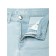 Women's jeans with high landing CONTE Elegant, size M, color Bleach Blue
