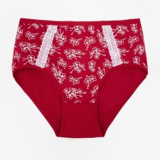 Cowards of women's slips collorista, burgundy color, size 54-56