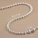Beads on threads, round, 4 mm, 9 ± 1 m, silver color