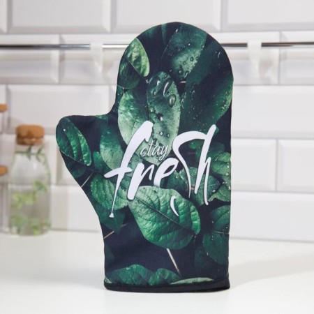 Varezhka-Open "Dolyana" Green Frash 24x32cm, Gabardin, 35% H/L, 65% p/e, Vatin 250g/m2