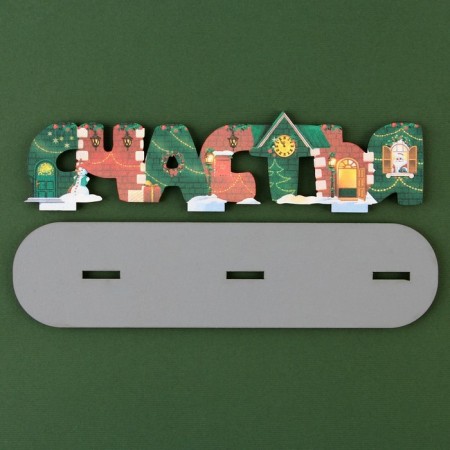 New Year's desktop decor "Happiness" 17.3 x 4.3 x 4.1 cm-4