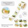 Stick Paper "dog" d = 2.5 cm 252 pcs in the roll