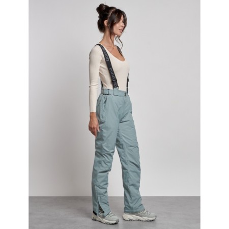 Semi-combinezone ski insulated female winter, size 48, color light gray-2