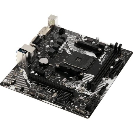 ASROCK B450M-HDV R4.0, AM4, B450, 2XDDR4, VGA, DVI, HDMI, MATX-2