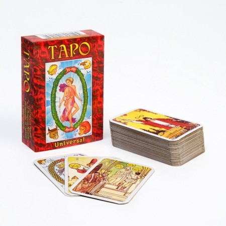 Tarot "Universal", fortune -tier cards, 78 l, with instructions
