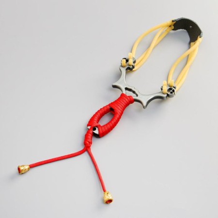 Metal slingshot in the braid, color mix-6