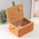 Casket for needlework "Green-orange" 19x26x14.5 cm