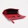 Women's wallet on magnets, red color