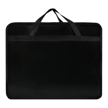 Folder with A4 handles, 330 x 260 x 120 mm, plastic, pens-textiles, "wild tablets"-2