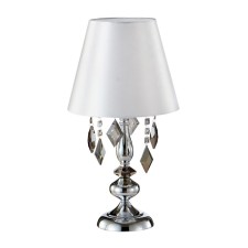 Crystal Lux table lamp, Mercedes 0950/501, E14, 1x60 W, 48x25x25 cm, chromium color