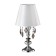 Crystal Lux table lamp, Mercedes 0950/501, E14, 1x60 W, 48x25x25 cm, chromium color