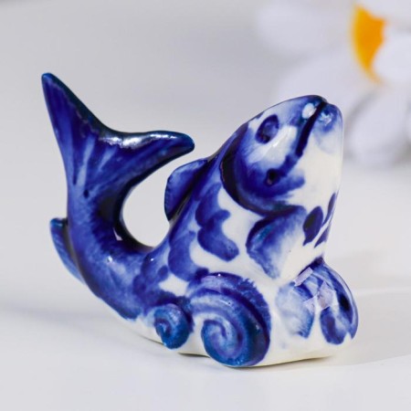 Souvenir "Gorbush Fish", Gzhel-4